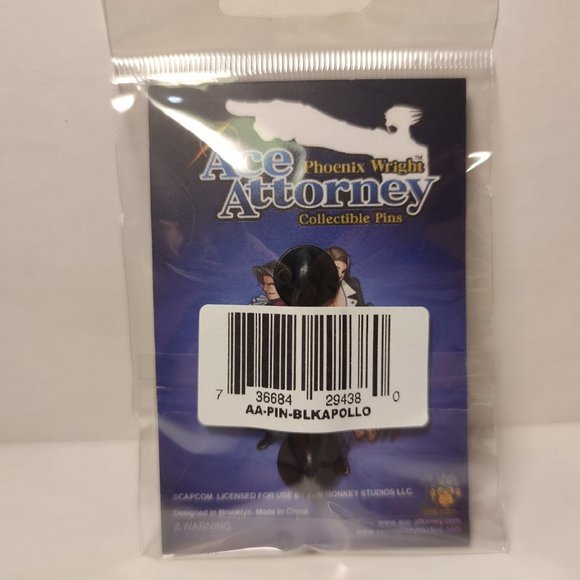 Ace Attorney Phoenix Wright Apollo Justice Collectible Pin - Picture 2 of 3